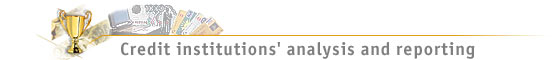 Credit institutions' analysis and reporting