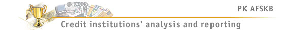 Credit institutions' analysis and reporting